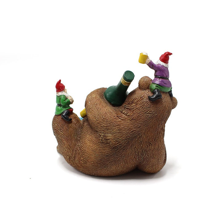Drunken Bear Resin Crafts Garden and Courtyard Decoration - eZthings USA WE SORT ALL THE CRAZIEST GADGETS, GIZMOS, TOYS & TECHNOLOGY, SO YOU DON'T HAVE TO.