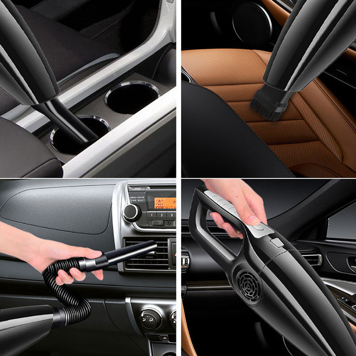 car vacuum cleaner Handheld 12V 120W Strong Suction Vacuum Cleaner For Car Wet&Dry Dual Use Spare Filter Vacuum Cleaner - eZthings USA WE SORT ALL THE CRAZIEST GADGETS, GIZMOS, TOYS & TECHNOLOGY, SO YOU DON'T HAVE TO.