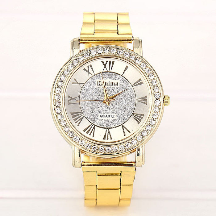 Sale Silver Gold Watch Women Luxury Brand Hot Sale Ladies Wristwatches Gifts For Girl Full Stainless Steel Rhinestone Quartz Watch - eZthings USA WE SORT ALL THE CRAZIEST GADGETS, GIZMOS, TOYS & TECHNOLOGY, SO YOU DON'T HAVE TO.