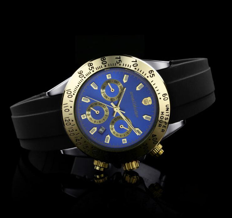 mens watchesr men leather watch automatic day date black bay belts strap quartz clock - eZthings USA WE SORT ALL THE CRAZIEST GADGETS, GIZMOS, TOYS & TECHNOLOGY, SO YOU DON'T HAVE TO.