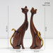 1Pcs European style oil painting couple cat animal ornaments, living room TV cabinet, foyer wine cabinet decoration, resin crafts - eZthings USA WE SORT ALL THE CRAZIEST GADGETS, GIZMOS, TOYS & TECHNOLOGY, SO YOU DON'T HAVE TO.