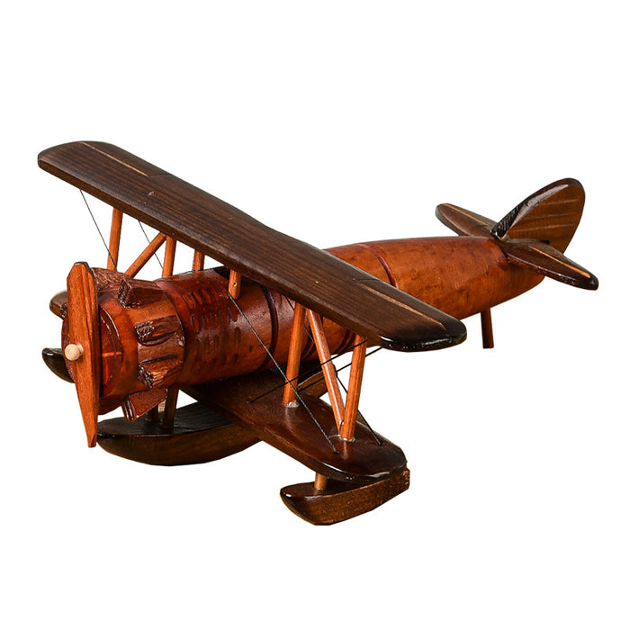 Retro Wooden Aircraft Ornaments Creative Home Desktop Aircraft Model Decorative Ornaments Wooden Crafts - eZthings USA WE SORT ALL THE CRAZIEST GADGETS, GIZMOS, TOYS & TECHNOLOGY, SO YOU DON'T HAVE TO.
