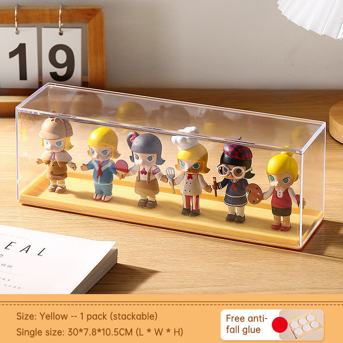Handmade Display Box Blind Box Doll Display Rack Transparent And Stackable Dustproof Storage Box - eZthings USA WE SORT ALL THE CRAZIEST GADGETS, GIZMOS, TOYS & TECHNOLOGY, SO YOU DON'T HAVE TO.
