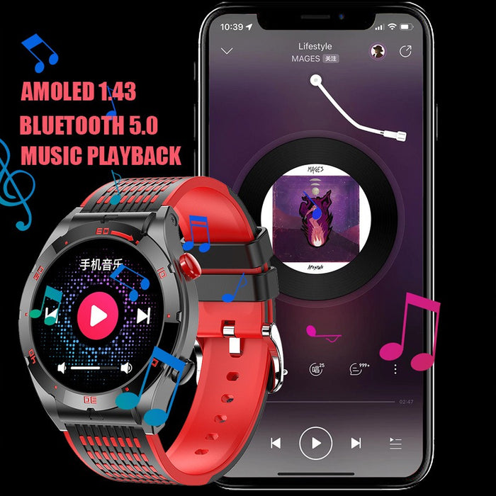 eThings EX102 smart watch double starry sky sports strap for men - eZthings USA WE SORT ALL THE CRAZIEST GADGETS, GIZMOS, TOYS & TECHNOLOGY, SO YOU DON'T HAVE TO.