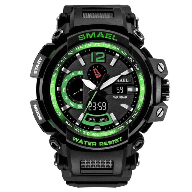 SMAEL 1702 Top Brand Luxury Sport Watch Men Digital Watches 5Bar Waterproof Military Dual Display Wristwatches Relogio Masculino - eZthings USA WE SORT ALL THE CRAZIEST GADGETS, GIZMOS, TOYS & TECHNOLOGY, SO YOU DON'T HAVE TO.