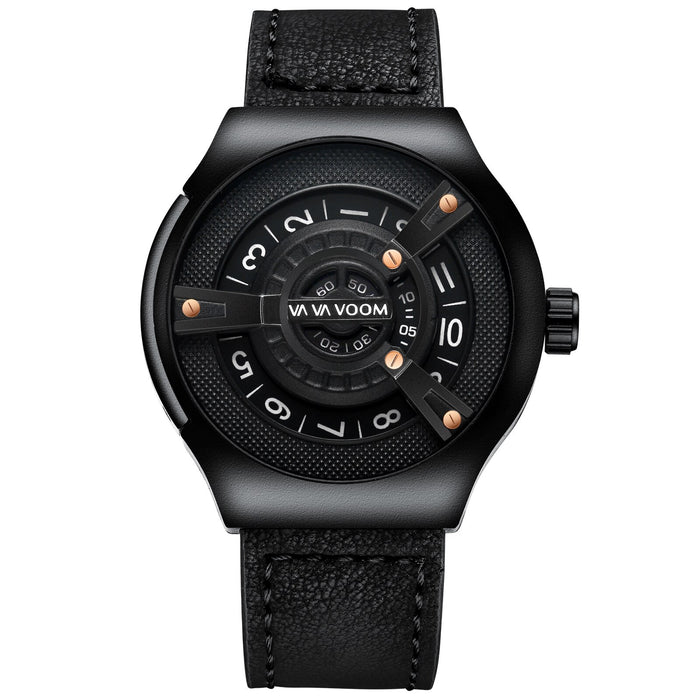 VAVA VOOM Brand VA-275 Creative Big Watch Men Fashions Sports Watches Men's Wrist Watch Men Luxury Casual Men Watch Leather Male Clock - eZthings USA WE SORT ALL THE CRAZIEST GADGETS, GIZMOS, TOYS & TECHNOLOGY, SO YOU DON'T HAVE TO.