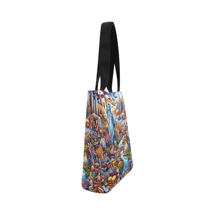 All American Freedom NYC Liberty Dream USA Canvas Tote Bag - eZthings USA WE SORT ALL THE CRAZIEST GADGETS, GIZMOS, TOYS & TECHNOLOGY, SO YOU DON'T HAVE TO.