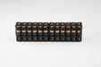 24 AA Pack Battery Caddy (Black) - eZthings USA WE SORT ALL THE CRAZIEST GADGETS, GIZMOS, TOYS & TECHNOLOGY, SO YOU DON'T HAVE TO.