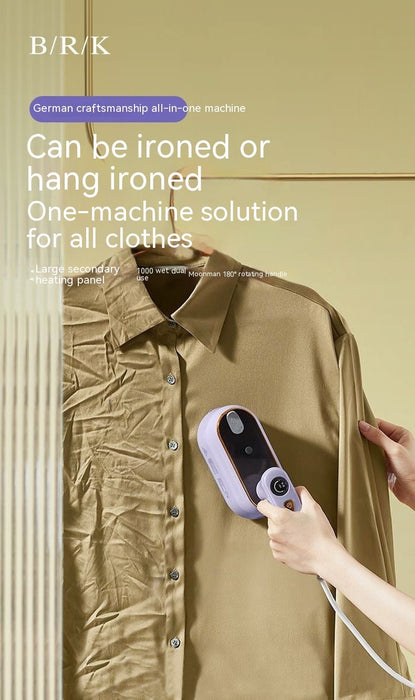 ✨ Foldable Portable Ironing Machine – Wet & Dry Handheld Steamer