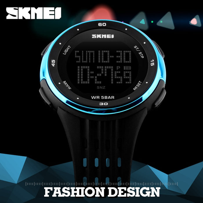 SKMEI 1219 Men Digital Watch LED Display Waterproof Male Wristwatches Chronograph Calendar Alarm Sport Watches Relogio Masculino - eZthings USA WE SORT ALL THE CRAZIEST GADGETS, GIZMOS, TOYS & TECHNOLOGY, SO YOU DON'T HAVE TO.