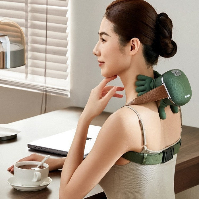 Master Hand Shoulder & Neck Massager with Heat Compress - eZthings USA WE SORT ALL THE CRAZIEST GADGETS, GIZMOS, TOYS & TECHNOLOGY, SO YOU DON'T HAVE TO.