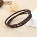 BAMOER Men Leather Bracelet Trendy with Magnet Clasp PI0063-5 - eZthings USA WE SORT ALL THE CRAZIEST GADGETS, GIZMOS, TOYS & TECHNOLOGY, SO YOU DON'T HAVE TO.