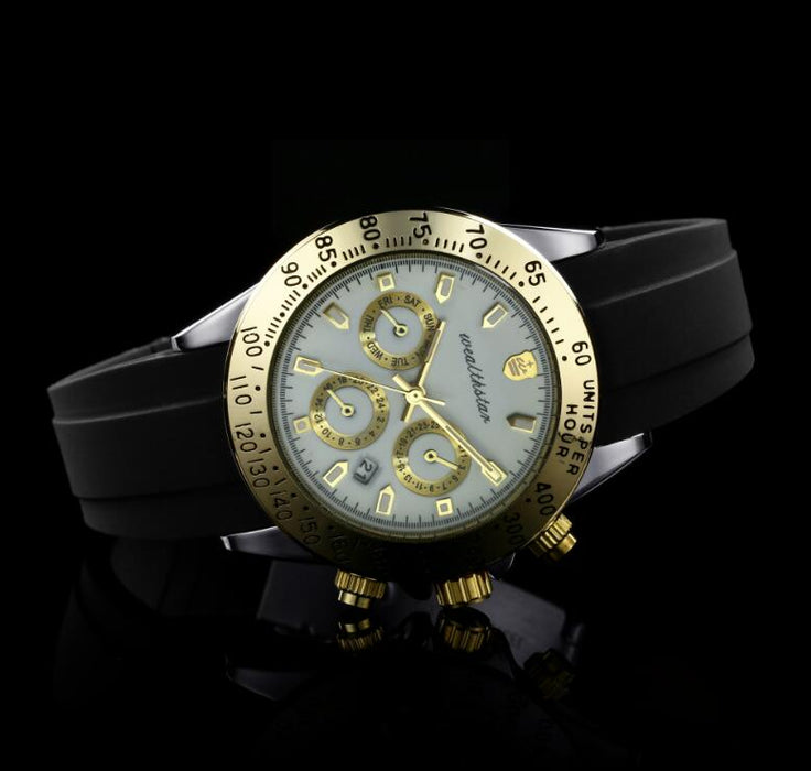 mens watchesr men leather watch automatic day date black bay belts strap quartz clock - eZthings USA WE SORT ALL THE CRAZIEST GADGETS, GIZMOS, TOYS & TECHNOLOGY, SO YOU DON'T HAVE TO.