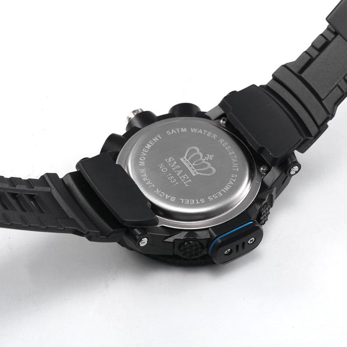 men sport watches SMAEL 1531 brand dual display watch men LED digital analog electronic quartz watches 30M waterproof male clock - eZthings USA WE SORT ALL THE CRAZIEST GADGETS, GIZMOS, TOYS & TECHNOLOGY, SO YOU DON'T HAVE TO.