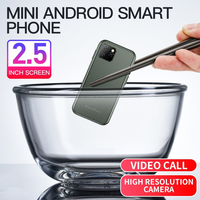 eThings Android System 8.1 Pocket Smartphone 3G Mini XS11 Sono GPS Dual Camera WIFI - eZthings USA WE SORT ALL THE CRAZIEST GADGETS, GIZMOS, TOYS & TECHNOLOGY, SO YOU DON'T HAVE TO.