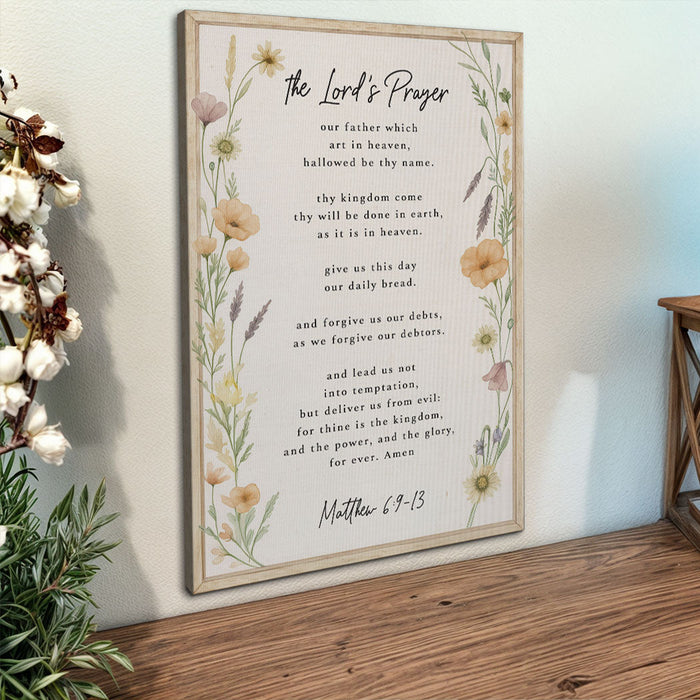 The Lord's Prayer Faith Sign III