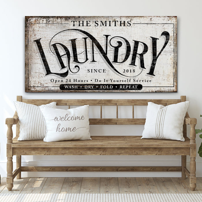 Laundry Room Sign VIII