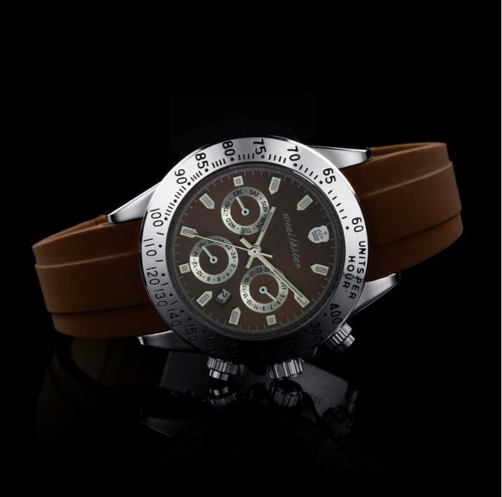 mens watchesr men leather watch automatic day date black bay belts strap quartz clock - eZthings USA WE SORT ALL THE CRAZIEST GADGETS, GIZMOS, TOYS & TECHNOLOGY, SO YOU DON'T HAVE TO.