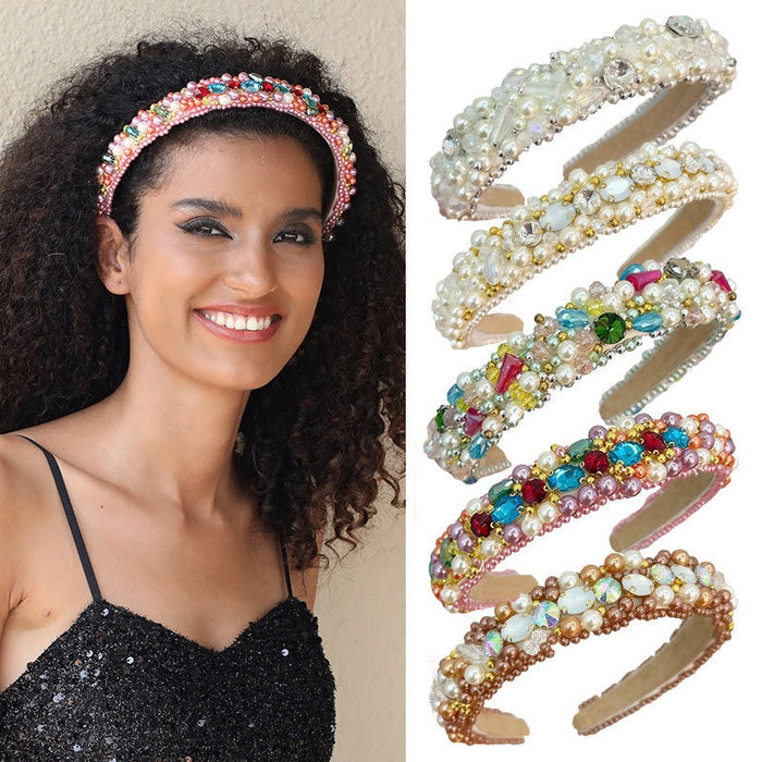 Fashionable and versatile handmade beaded crystal pearl hair accessories - eZthings USA WE SORT ALL THE CRAZIEST GADGETS, GIZMOS, TOYS & TECHNOLOGY, SO YOU DON'T HAVE TO.