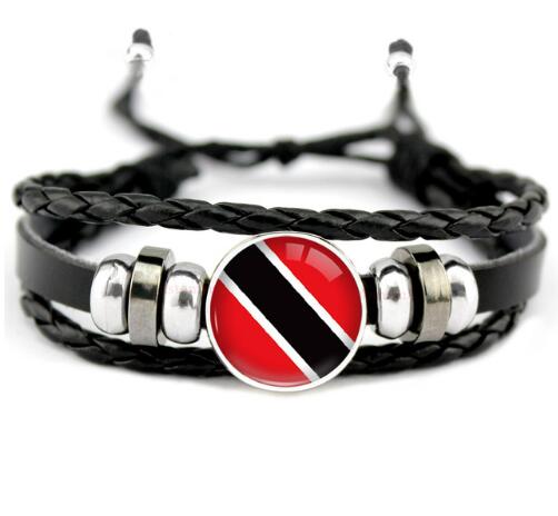 Country Flags Leather Bracelets - eZthings USA WE SORT ALL THE CRAZIEST GADGETS, GIZMOS, TOYS & TECHNOLOGY, SO YOU DON'T HAVE TO.