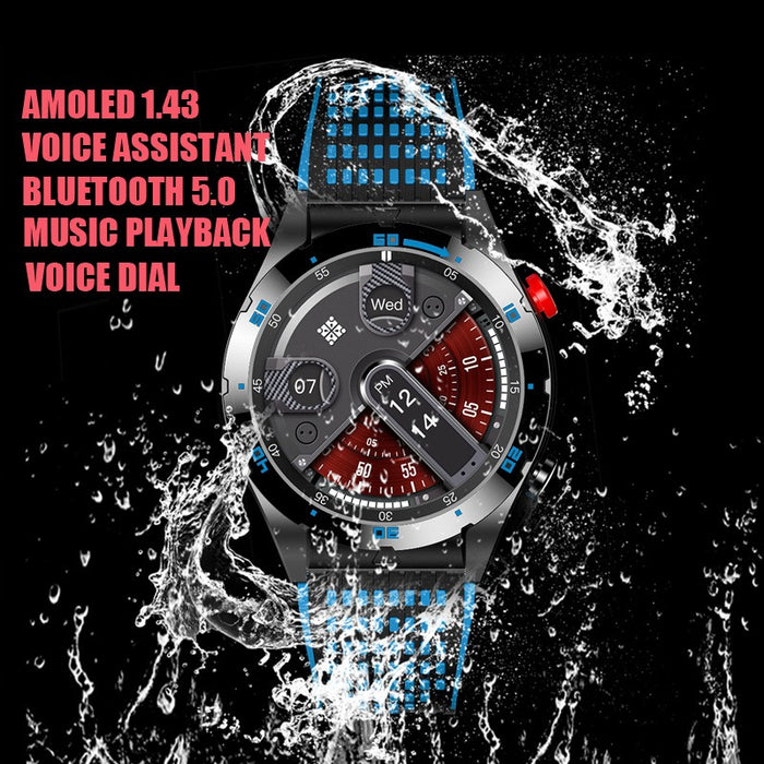 eThings EX102 smart watch double starry sky sports strap for men - eZthings USA WE SORT ALL THE CRAZIEST GADGETS, GIZMOS, TOYS & TECHNOLOGY, SO YOU DON'T HAVE TO.