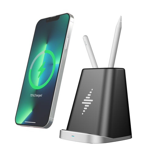eThings Pen Holder Wireless Charger For Apple iPhone13/12Pro Mobile Phone Samsung S21/NOTE20 Wireless Charger - eZthings USA WE SORT ALL THE CRAZIEST GADGETS, GIZMOS, TOYS & TECHNOLOGY, SO YOU DON'T HAVE TO.