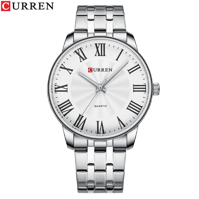Men's Watch Fashion Men's Watch Business Quartz Watch Steel Band Watch - eZthings USA WE SORT ALL THE CRAZIEST GADGETS, GIZMOS, TOYS & TECHNOLOGY, SO YOU DON'T HAVE TO.