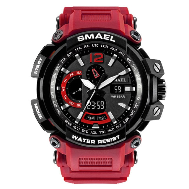 SMAEL 1702 Top Brand Luxury Sport Watch Men Digital Watches 5Bar Waterproof Military Dual Display Wristwatches Relogio Masculino - eZthings USA WE SORT ALL THE CRAZIEST GADGETS, GIZMOS, TOYS & TECHNOLOGY, SO YOU DON'T HAVE TO.