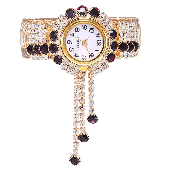 New Fashion Women's Full Diamond Alloy Fashion Watch Creative Tassel Quartz Bracelet Watch Women's Style - eZthings USA WE SORT ALL THE CRAZIEST GADGETS, GIZMOS, TOYS & TECHNOLOGY, SO YOU DON'T HAVE TO.