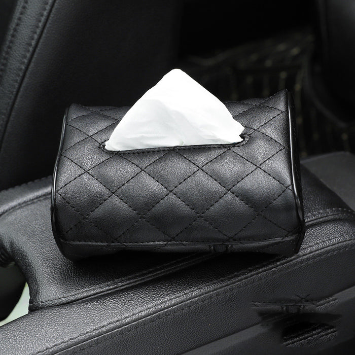 Car Tissue Box Car Hanging Tissue Box Car Supplies Creative Tissue Box Leather Tissue Bag - eZthings USA WE SORT ALL THE CRAZIEST GADGETS, GIZMOS, TOYS & TECHNOLOGY, SO YOU DON'T HAVE TO.