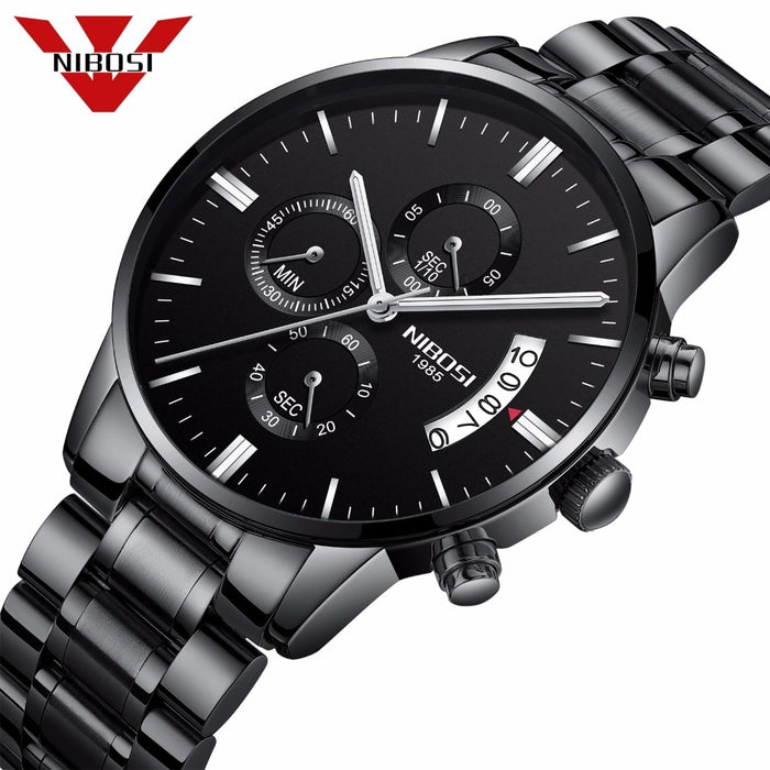 NIBOSI Relogio Masculino Men Watches Luxury Famous Top Brand Men's Fashion Casual Dress Watch Military Quartz Wristwatches Saat - eZthings USA WE SORT ALL THE CRAZIEST GADGETS, GIZMOS, TOYS & TECHNOLOGY, SO YOU DON'T HAVE TO.