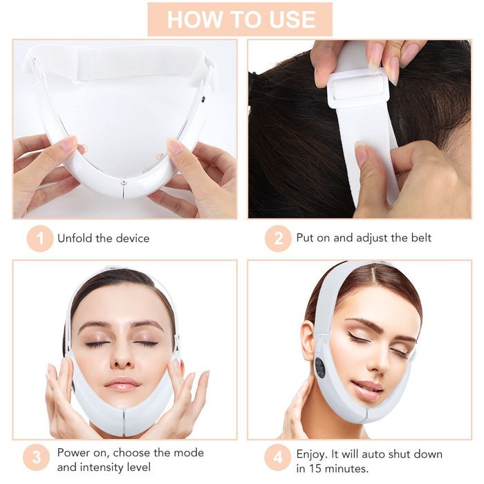 New Micro Current Colorful Light Beauty Slimming Instrument Tool Intelligent Tuina Hot Apply Lifting V-shaped Slimming - eZthings USA WE SORT ALL THE CRAZIEST GADGETS, GIZMOS, TOYS & TECHNOLOGY, SO YOU DON'T HAVE TO.
