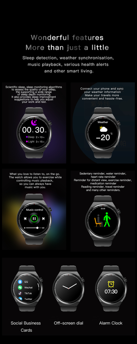 GS GT3 Pro Smart Watch Heart Rate, Blood Pressure, Blood Oxygen Monitoring Bluetooth Sports Watch Bracelet - eZthings USA WE SORT ALL THE CRAZIEST GADGETS, GIZMOS, TOYS & TECHNOLOGY, SO YOU DON'T HAVE TO.