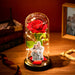 Custom Photo Text Led Night Light Glass Cover Eternal Red Rose Flower Home Desktop Decoration - eZthings USA WE SORT ALL THE CRAZIEST GADGETS, GIZMOS, TOYS & TECHNOLOGY, SO YOU DON'T HAVE TO.