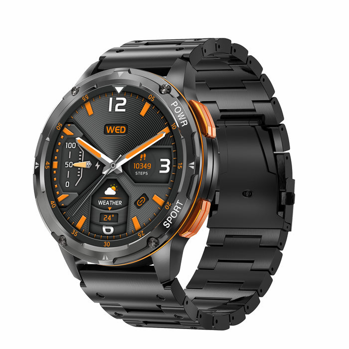 eThings AK59 smart watch HD AMLOED screen heart rate blood pressure blood oxygen health monitoring Bluetooth call