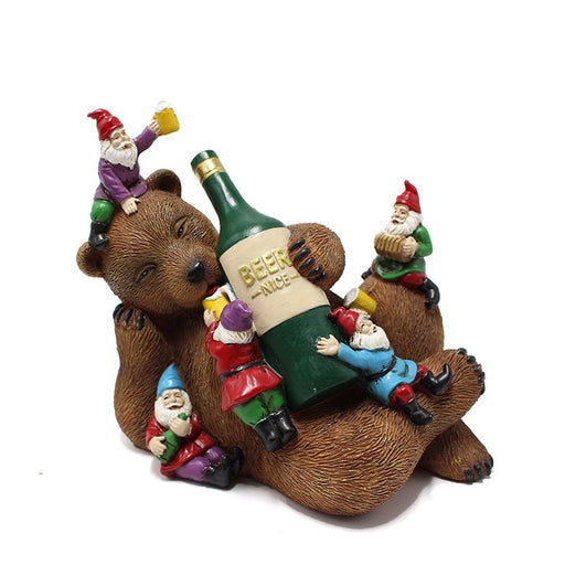 Drunken Bear Resin Crafts Garden and Courtyard Decoration - eZthings USA WE SORT ALL THE CRAZIEST GADGETS, GIZMOS, TOYS & TECHNOLOGY, SO YOU DON'T HAVE TO.