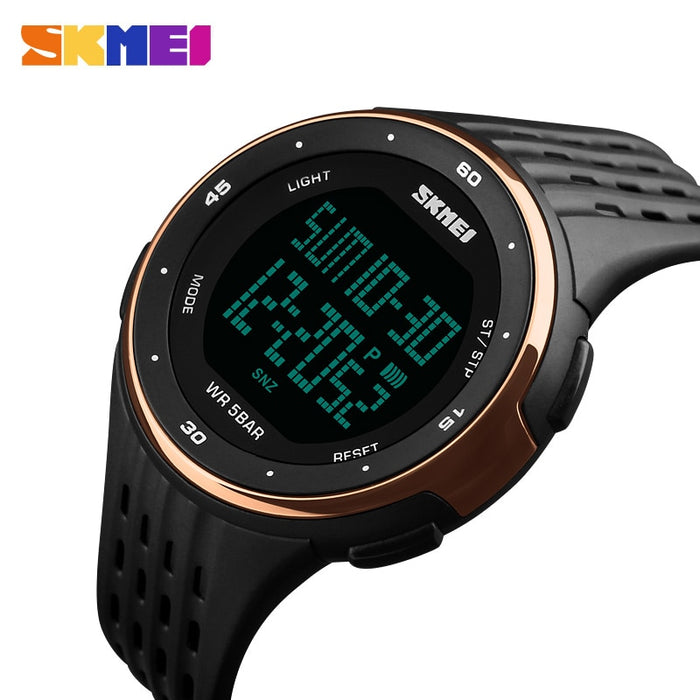 SKMEI 1219 Men Digital Watch LED Display Waterproof Male Wristwatches Chronograph Calendar Alarm Sport Watches Relogio Masculino - eZthings USA WE SORT ALL THE CRAZIEST GADGETS, GIZMOS, TOYS & TECHNOLOGY, SO YOU DON'T HAVE TO.