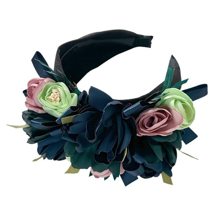 Fashion handmade fabric headband hair clip headwear