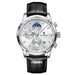 Lige Men's Quartz Watch Multifunction Chronograph Moon Phase Quartz Movement Waterproof Watch - eZthings USA WE SORT ALL THE CRAZIEST GADGETS, GIZMOS, TOYS & TECHNOLOGY, SO YOU DON'T HAVE TO.
