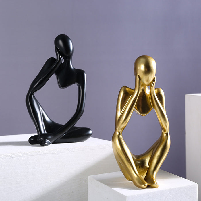 Mini Abstract Character Decorations, Home Decorations, Hallway Decorations, Living Room Model Rooms, Creative Resin Crafts - eZthings USA WE SORT ALL THE CRAZIEST GADGETS, GIZMOS, TOYS & TECHNOLOGY, SO YOU DON'T HAVE TO.