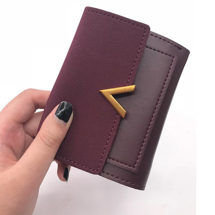 Matte Leather Small Women Wallet Luxury Brand Famous Mini Womens Wallets And Purses Short Female Coin Purse Credit Card Holder - eZthings USA WE SORT ALL THE CRAZIEST GADGETS, GIZMOS, TOYS & TECHNOLOGY, SO YOU DON'T HAVE TO.