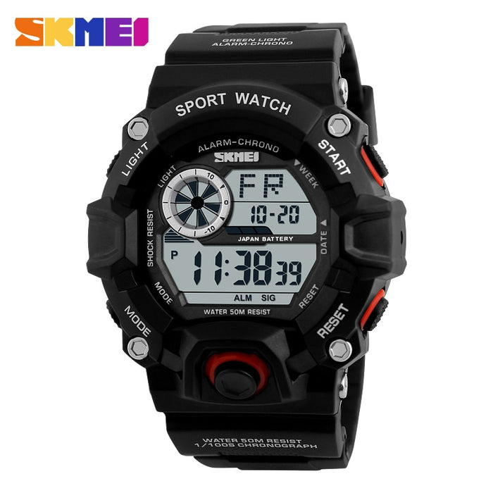 SKMEI 1019 Outdoor Sport Watch Men Alarm Clock 5Bar Waterproof Military Watches LED Display Shock Digital Watch Reloj Hombre - eZthings USA WE SORT ALL THE CRAZIEST GADGETS, GIZMOS, TOYS & TECHNOLOGY, SO YOU DON'T HAVE TO.