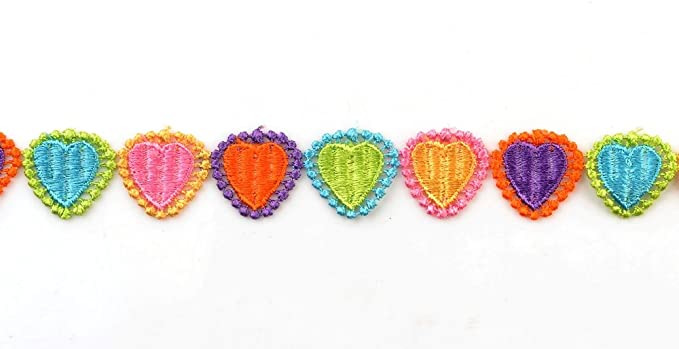Designer Decorating Lace and Trims for Sewing and Craft Projects (3 Yard, Heart) - eZthings USA WE SORT ALL THE CRAZIEST GADGETS, GIZMOS, TOYS & TECHNOLOGY, SO YOU DON'T HAVE TO.