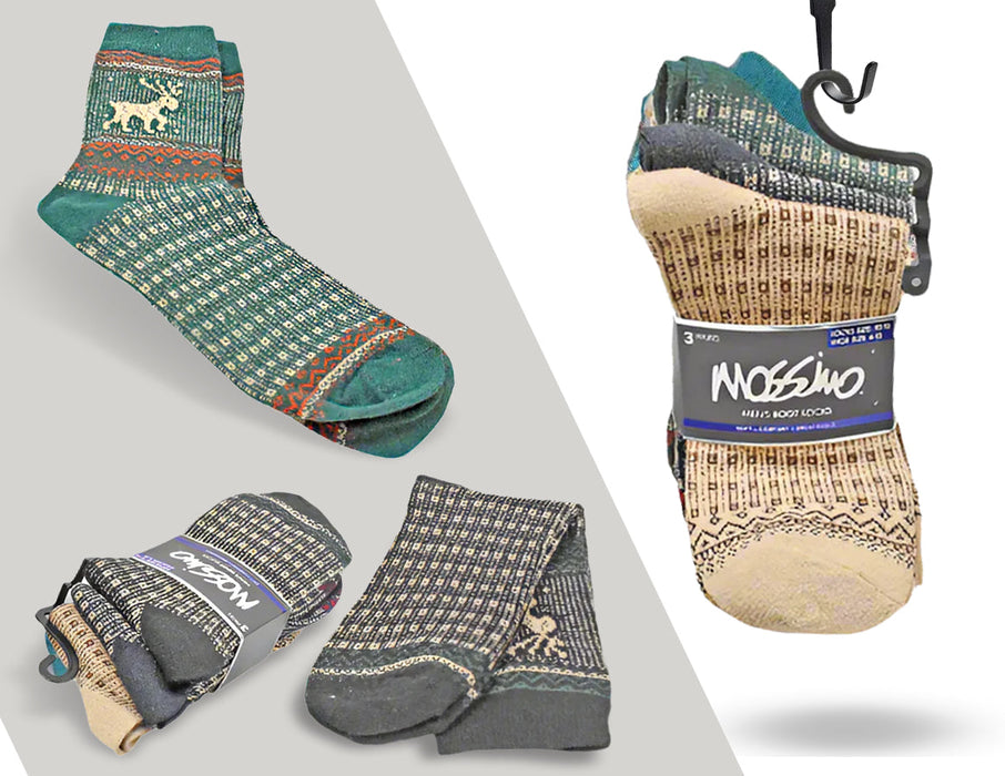 6-Pairs Mossimo Women’s and Men’s Boot Socks
