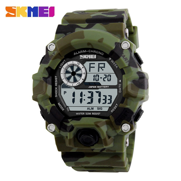 SKMEI 1019 Outdoor Sport Watch Men Alarm Clock 5Bar Waterproof Military Watches LED Display Shock Digital Watch Reloj Hombre - eZthings USA WE SORT ALL THE CRAZIEST GADGETS, GIZMOS, TOYS & TECHNOLOGY, SO YOU DON'T HAVE TO.