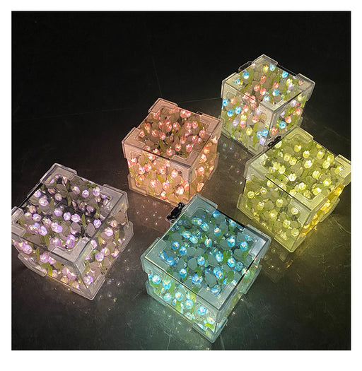 20PCS Tulip Flower Garden Grass Tulip Night Light Handmade DIY For Friends Gifts Tulip Table Lamp - eZthings USA WE SORT ALL THE CRAZIEST GADGETS, GIZMOS, TOYS & TECHNOLOGY, SO YOU DON'T HAVE TO.