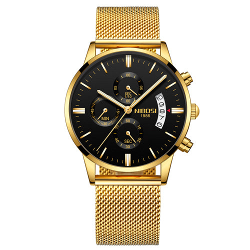 NIBOSI Relogio Masculino Men Watches Luxury Famous Top Brand Men's Fashion Casual Dress Watch Military Quartz Wristwatches Saat - eZthings USA WE SORT ALL THE CRAZIEST GADGETS, GIZMOS, TOYS & TECHNOLOGY, SO YOU DON'T HAVE TO.