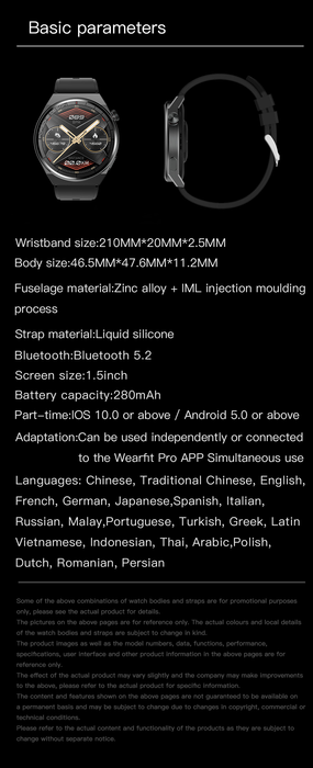 GS GT3 Pro Smart Watch Heart Rate, Blood Pressure, Blood Oxygen Monitoring Bluetooth Sports Watch Bracelet - eZthings USA WE SORT ALL THE CRAZIEST GADGETS, GIZMOS, TOYS & TECHNOLOGY, SO YOU DON'T HAVE TO.