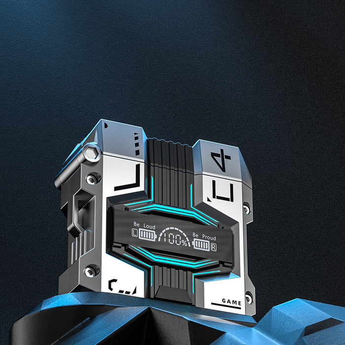 eThings New Product M45 Mecha Game TWS Noise Canceling Low Latency In Ear Bluetooth Headphones