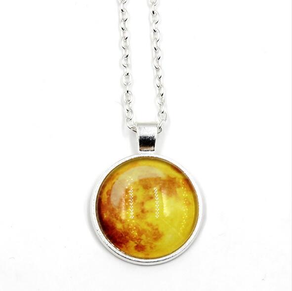 Glowing Jewelry Full Moon Necklace Handmade Glass Dome Lunar Eclipse Necklace Glow in the dark Pendant Jewelry - eZthings USA WE SORT ALL THE CRAZIEST GADGETS, GIZMOS, TOYS & TECHNOLOGY, SO YOU DON'T HAVE TO.